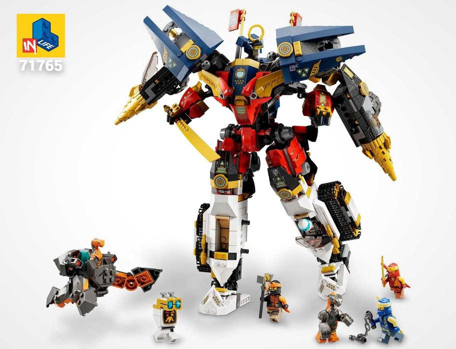 NOU TIP brand L Ninjago Robot Ninja Ultra Combo 71765