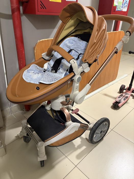 Коляска Xot mom f 22 карамель