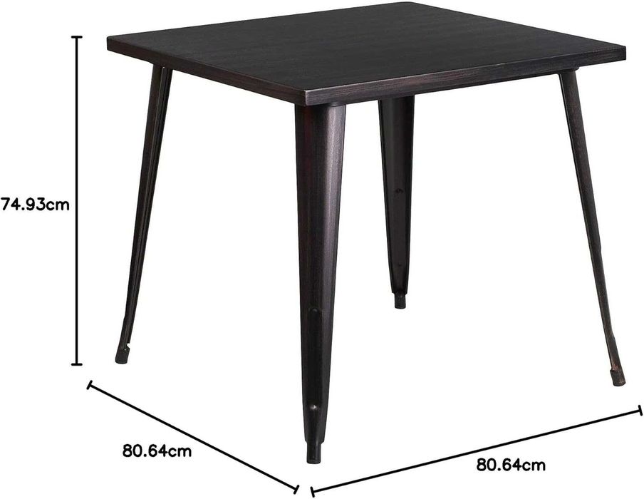 Метална маса за открито закрито, в три цвята различни размери