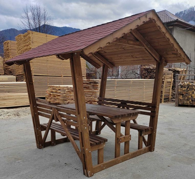 Foisor din lemn pentru gradina, curte