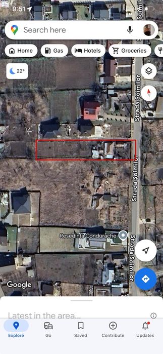 Teren Rediu,(Breazu) la Șosea