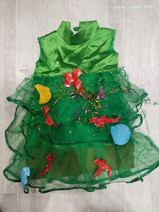 Платье карнавальное ёлка