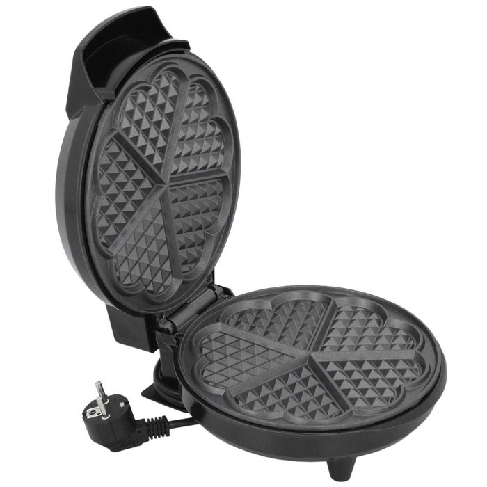 Aparat pentru preparat vafe/gofre Star-Light WMH-700W, 700W, Termostat ajustabil, Negru/Inox