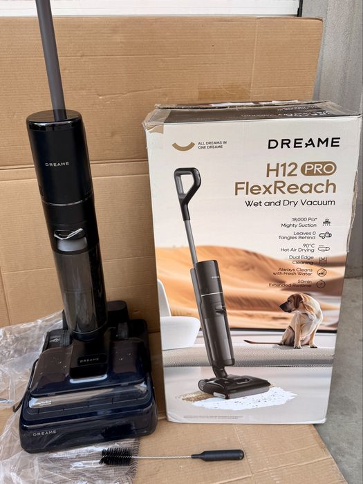 Dreame H12 Pro FlexReach Вертикална прахосмукачка за мокро и сухо почистване
