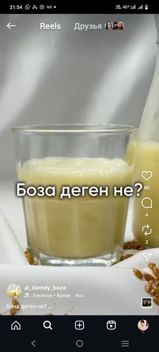 Боза табиги Казактын дәстүрлі сусыны , таза тарыдан жасалынатын сусын.