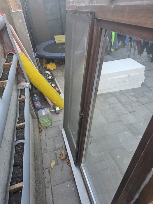Fereastra in 2 canaturi, din lemn si  geam termopan 130x145