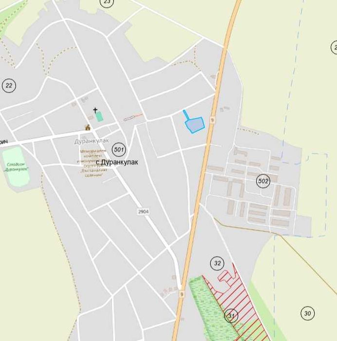 Продава парцел в с. Дуранкулак 3736 кв.м.