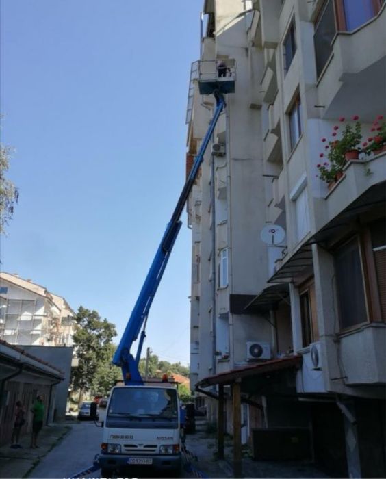 Автовишка 19м. Под наем за час или повече