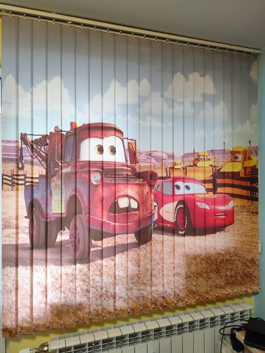 Cars McQueen - Детски Вертикални Щори