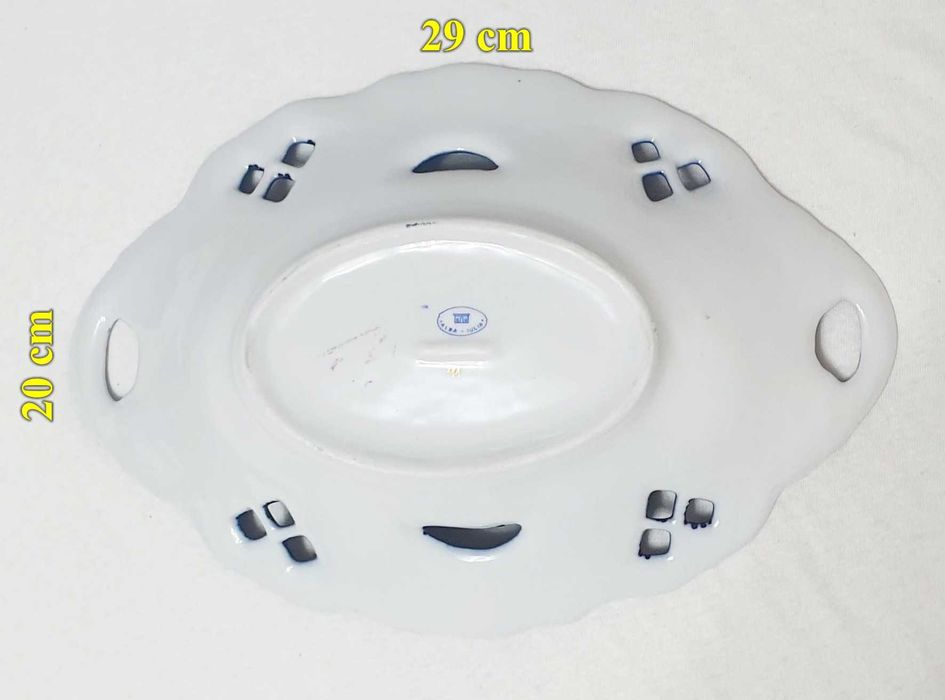 Fructieră/Platou din porțelan de Alba Iulia