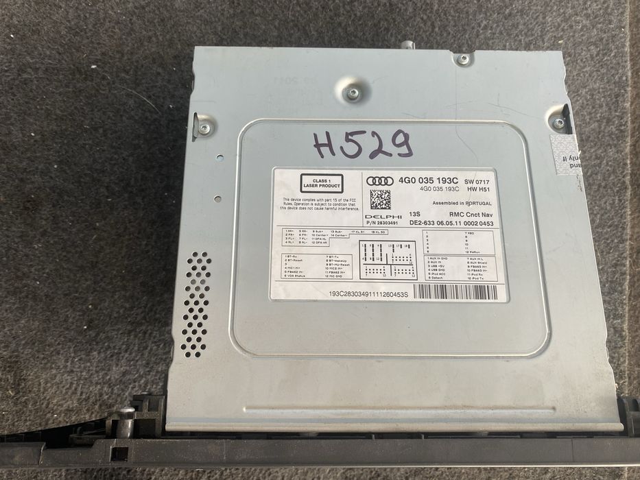 Мултимедия Mmi навигация Dvd за Ауди А6 Audi A6 4g 4g0035193C ном 529