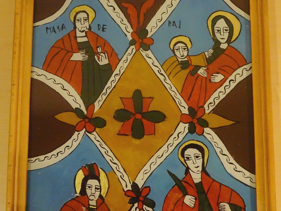 Icoana rara ‘Masa Raiului’, pictura de Feur Gheorghe, Nicula