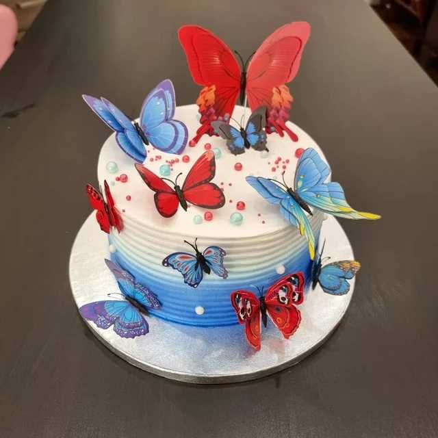 Бабочки зеркальные на стену эффект полёта