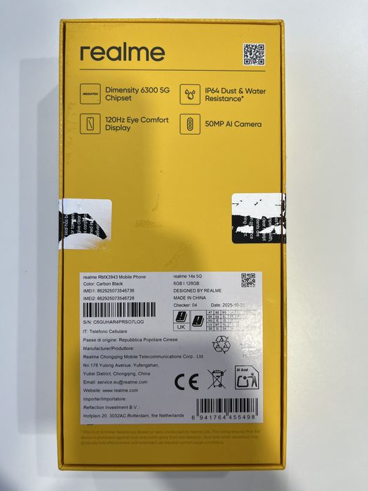Realme 14x 5G 128GB чисто нов