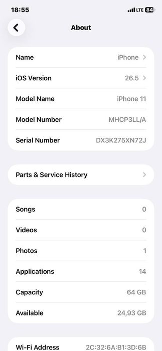 Iphone 11 ideal holatda