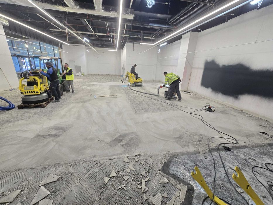 Slefuire si polishare beton buciardare pregatire suport