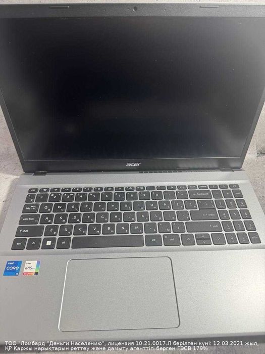 Ноутбук Acer 2024г Intel Core i5-12 поколение Букетова лот 924658