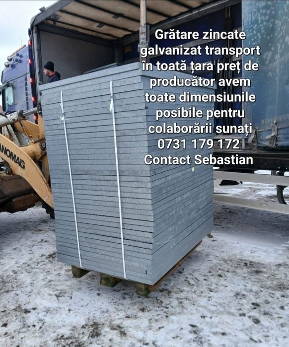 Grătare trepte zincate