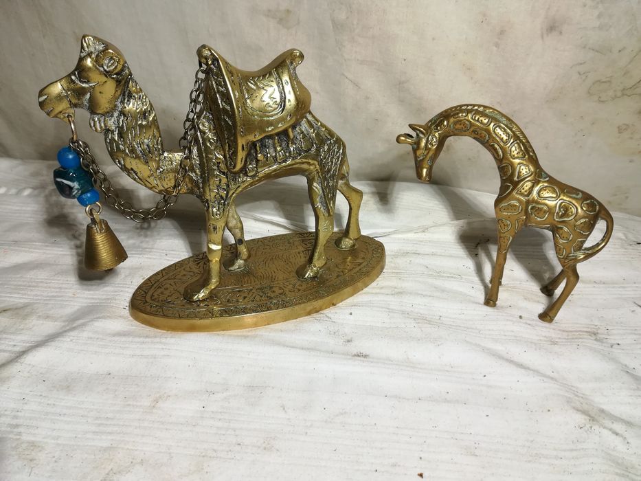 Statueta bronz veche antichități miner fierar