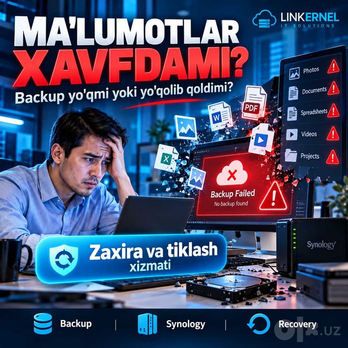 Server, tarmoq va IT infratuzilma xizmatlari