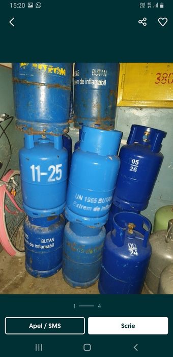 Butelii aragaz  centrala