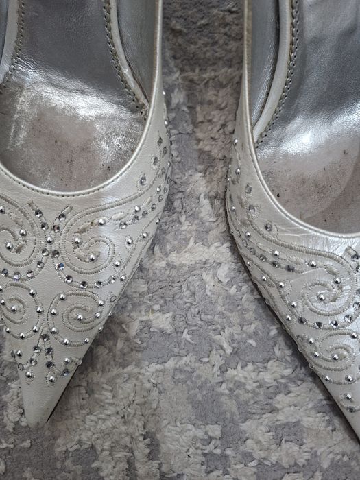 Туфли вечерние, можно как свадебное