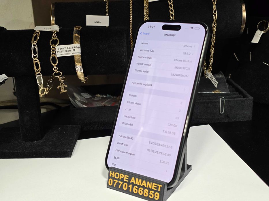 Hope Amanet P10/iPhone 15 Plus 128GB