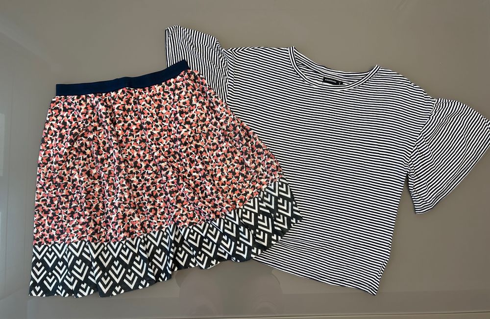 Поли с подарък блузка - Tommy Hilfiger, Diesel, Benetton и др., р-р S