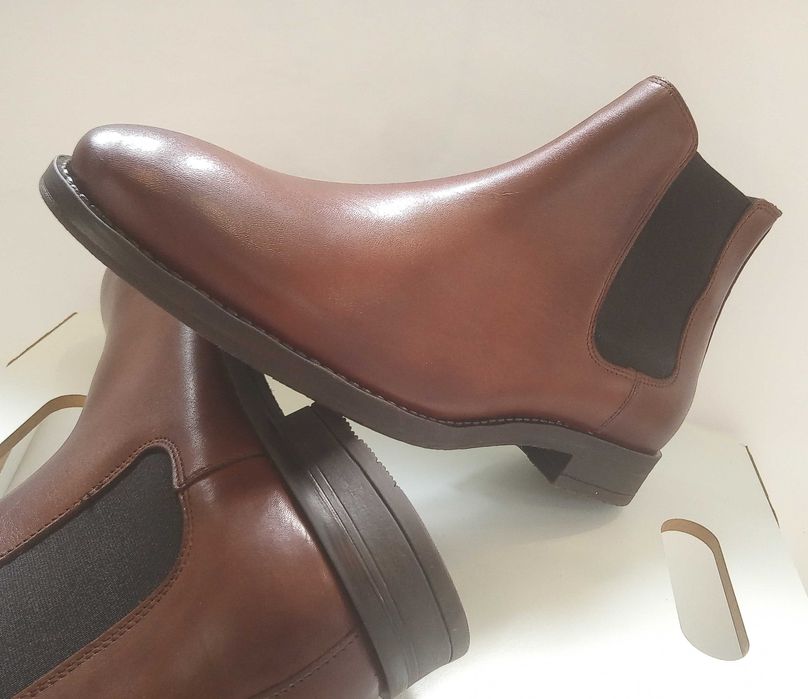 Ghete chelsea 45 plain toe premium Jack & Jones piele naturala moale