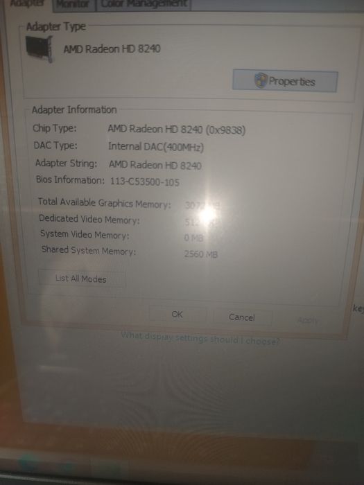 Laptop Packard Bell AMD