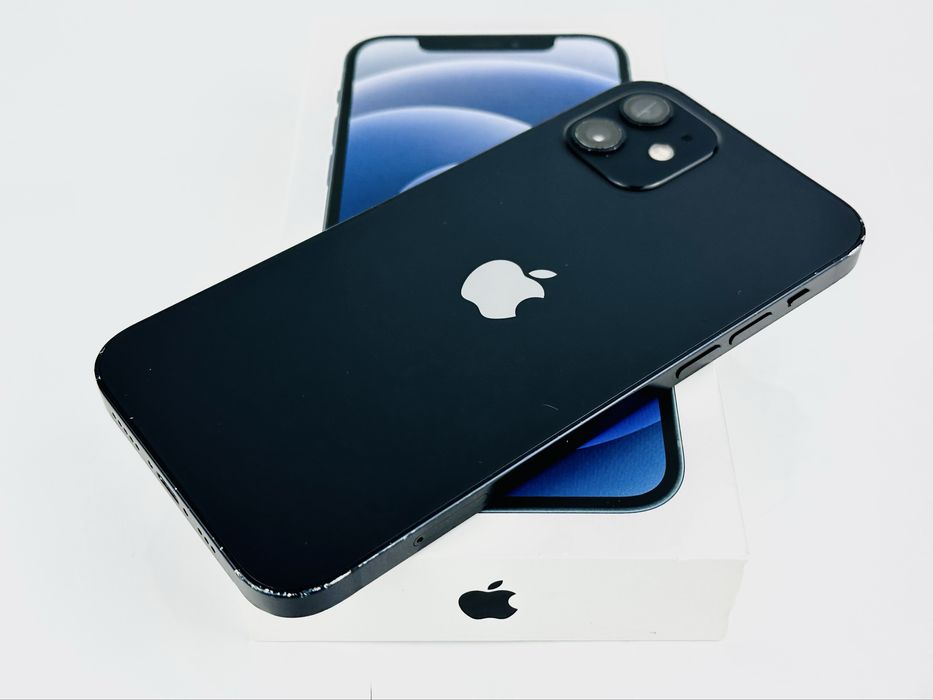 Apple iPhone 12 128GB Black Перфектен! Гаранция!