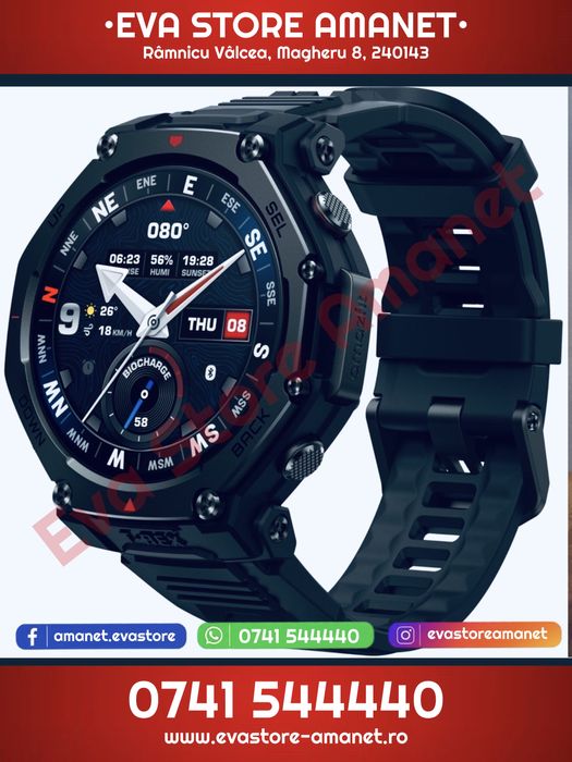 Smartwatch Amazfit T-REX 3 Pro 48mm Tactical Black