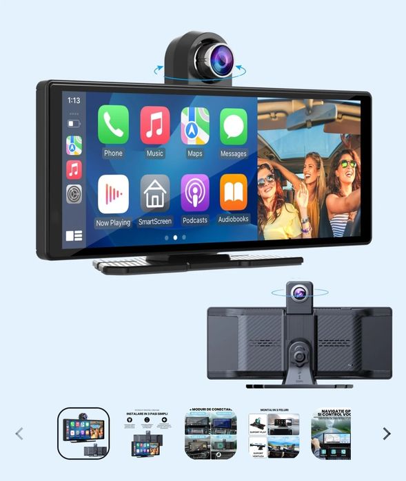 Tabletă navigație universală+ cameră înregistrare trafic & marșarier