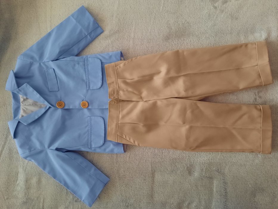 Costumas botez băieți 6 piese, marimea 74