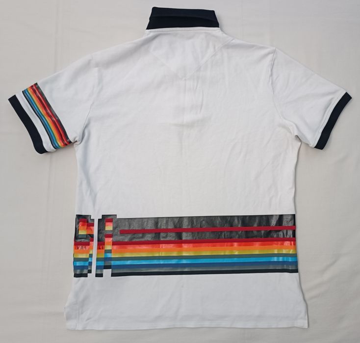 Just Cavalli Striped Polo Shirt оригинална тениска XL памучна поло