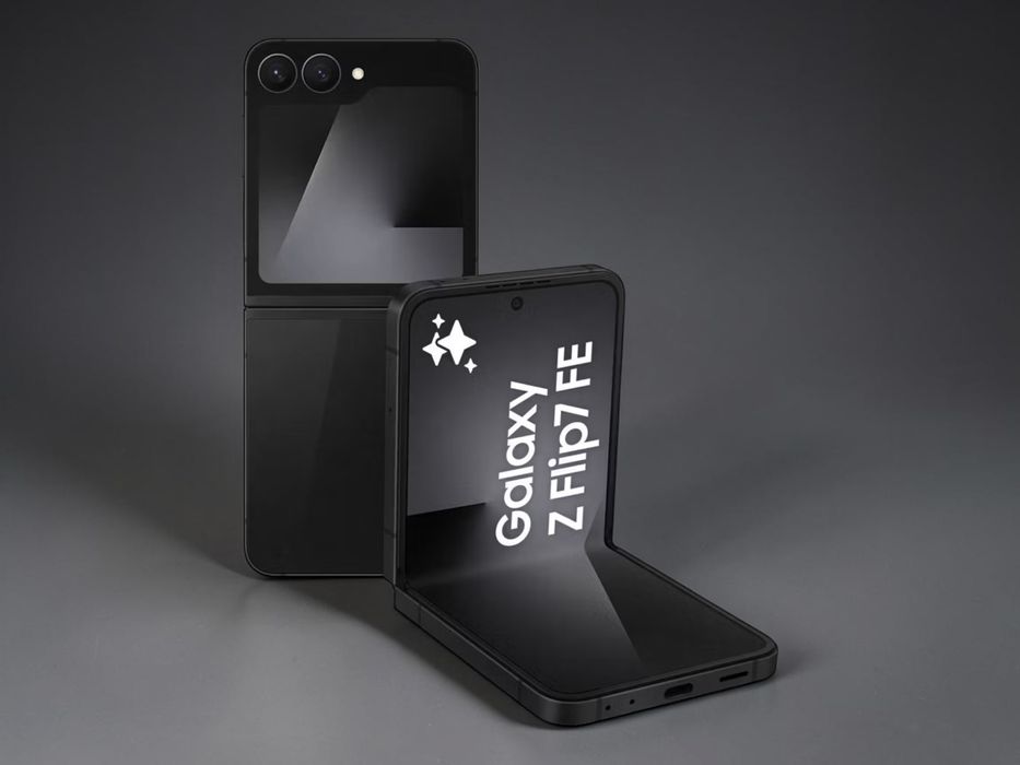НОВ! Samsung Galaxy Z Flip 7 FE 5G 128GB White / Black 2г. Гаранция!