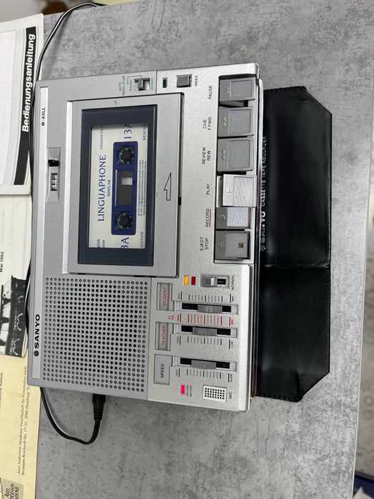 SANYO M-A5LL Înregistrator de casete  – (set COMPLET foarte rar)