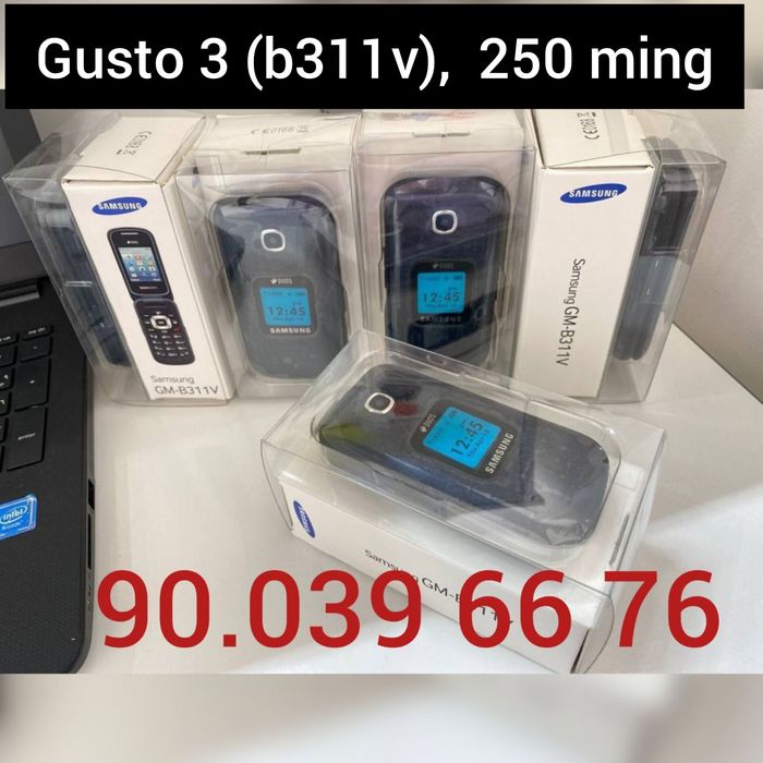 Gusto 3 (B311V) Samsung, GSM, 2 ta sim kartali, Dostavka, Kafolat, New