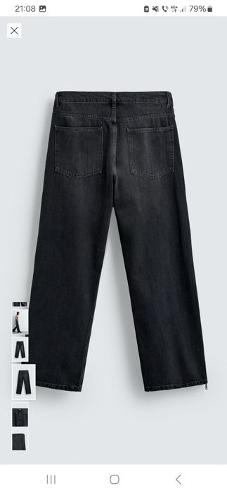 Blugi largi zara