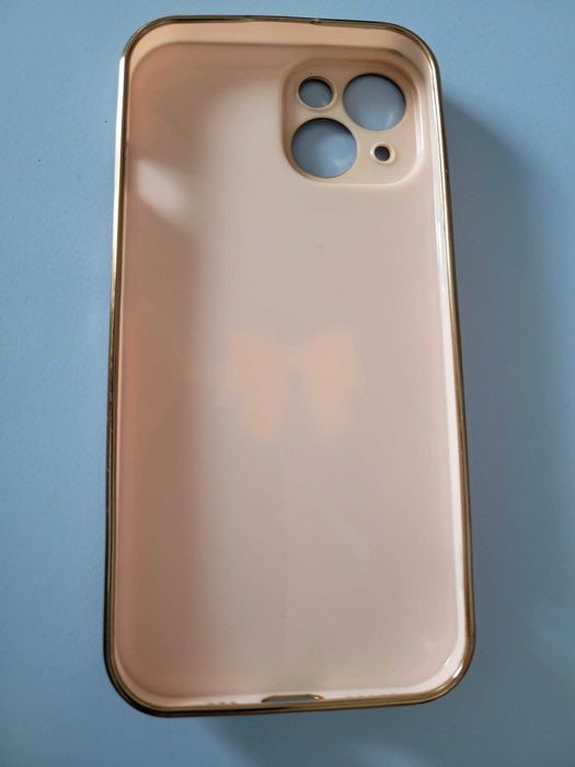 Нов силиконов дамски кейс за Apple iPhone 15, iPhone 14 - розов цвят