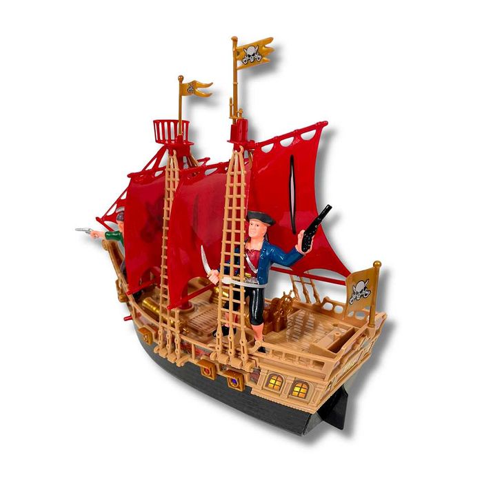 Детска играчка Пиратски кораб 30см, с ефекти