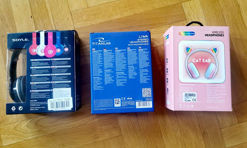 Слушалки различни видове 3 бр.