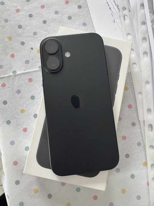 Iphone 16 black/100% baterie/garantie