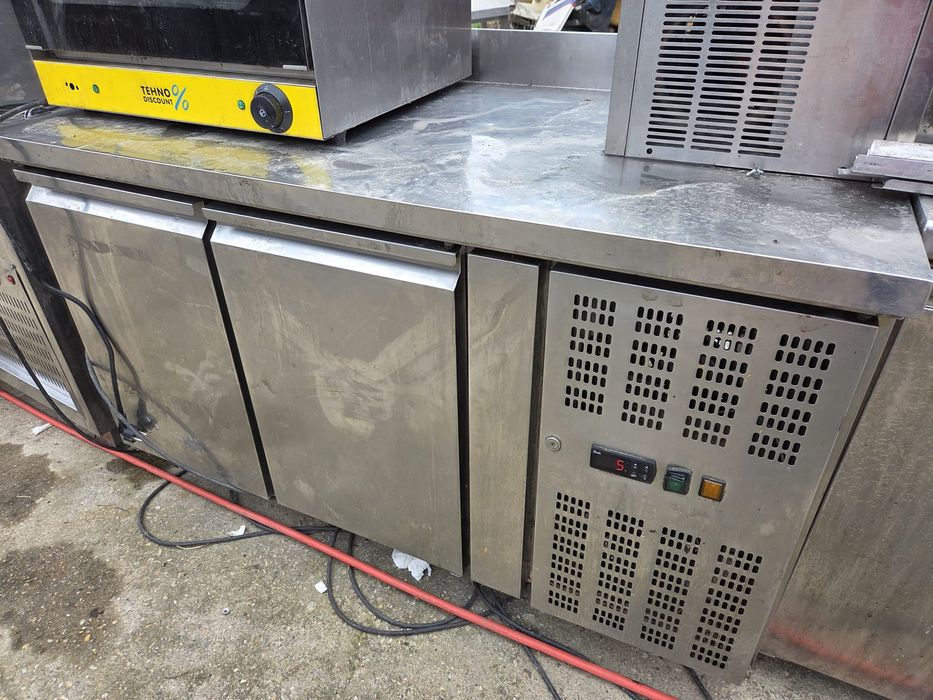 Masa rece inox 2,3 uși, masa pizza, masa frigorifica