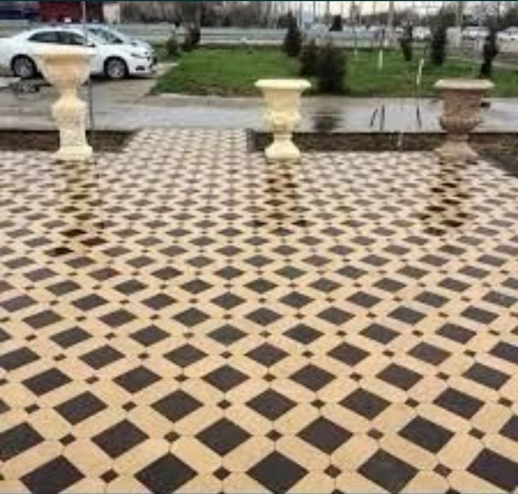 Брусчатка мраморная