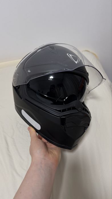 Casca moto Vemar + manusi + protectie corp