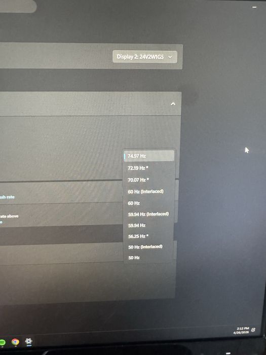 Monitor AOC 75hz