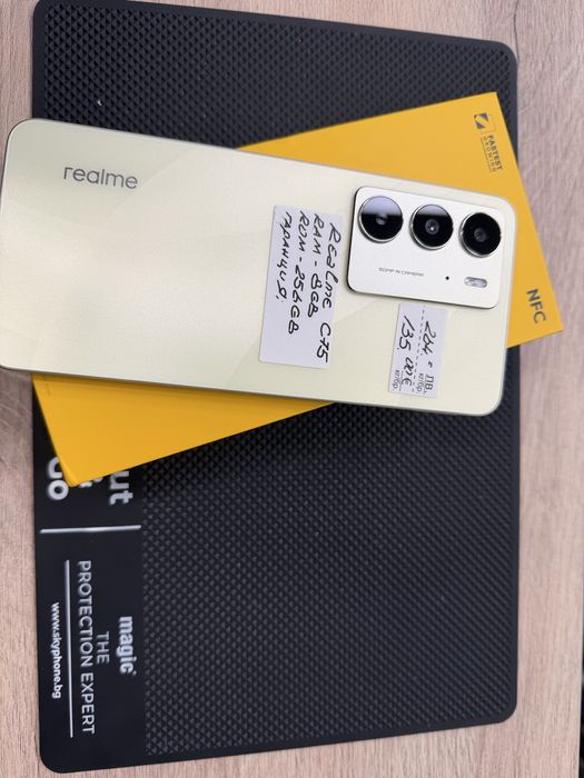 Продавам/Бартер Realme C75 като НОВ,гаранция