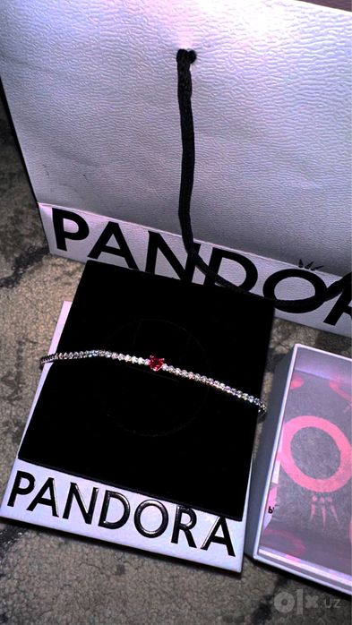Браслет Pandora с сердечкой