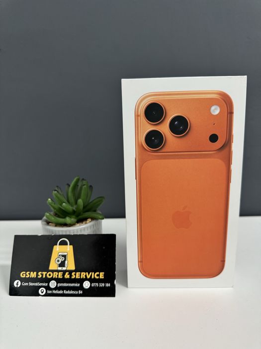 Iphone 17 Pro 256Gb Cosmic Orange Nou Sigilat 2 Ani Garantie Gsm Store&Service